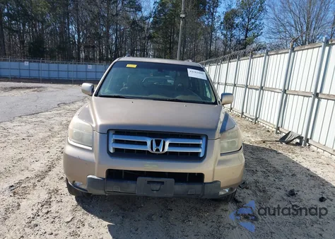 2006 Honda Pilot Ex-L from USA, damaged, VIN 5FNYF28586B049471